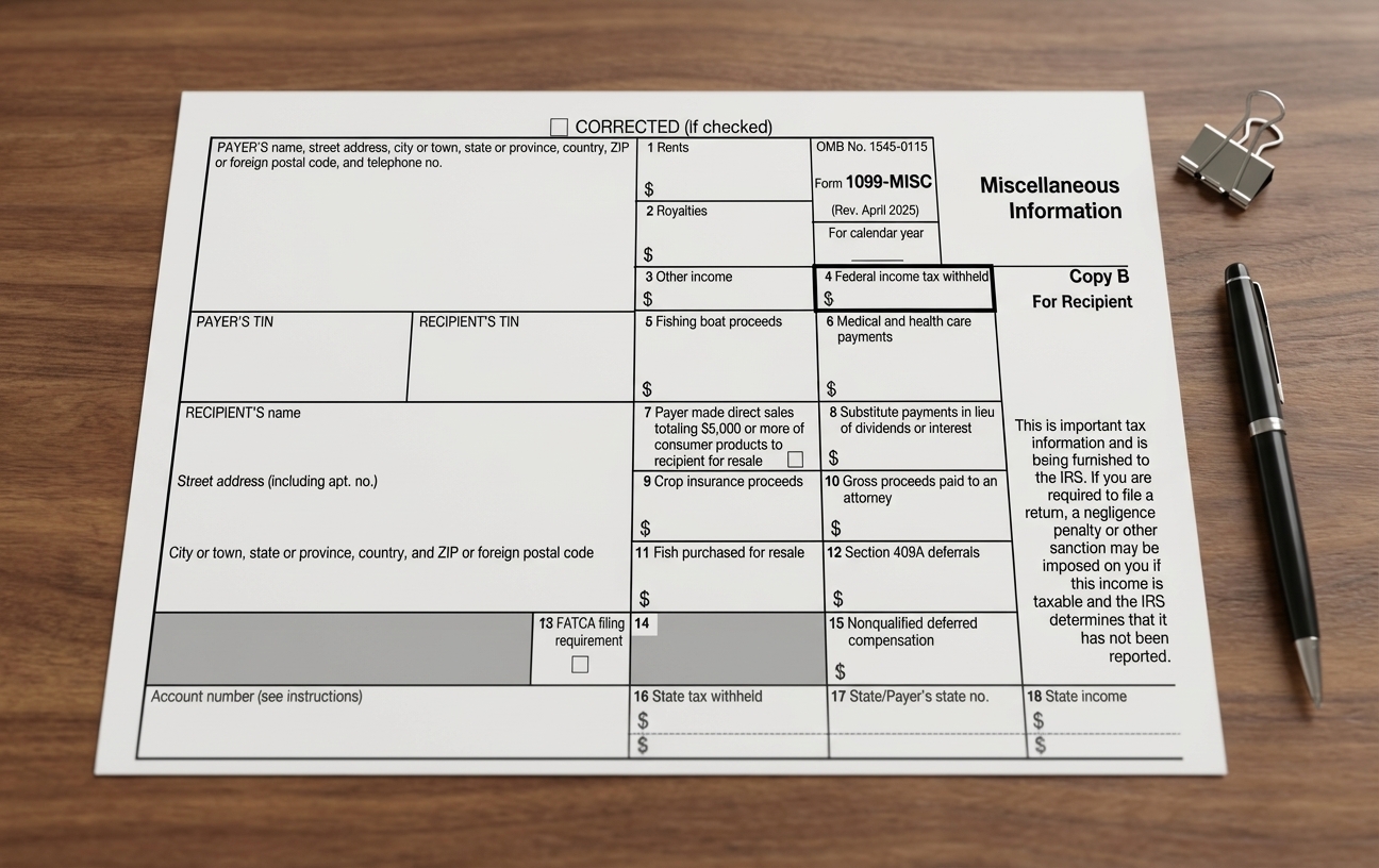 1099-NEC Son Tarihi 2026